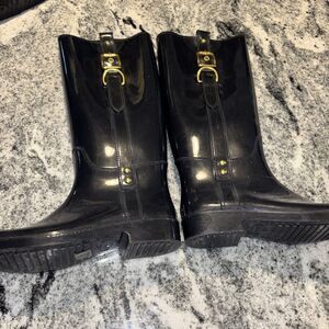 Coach Tasha Rain Boots Sz 9b
